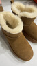 百丽慵懒百搭厚底雪地靴女靴子25冬新增高加绒短靴JD016DD5 可可栗 37 实拍图