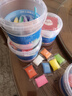 24色超轻粘土透明桶*5儿童无毒安全抗菌黏土学生彩泥橡皮泥组合装 实拍图