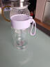 富光清然玻璃杯 高硼硅玻璃水杯子 女生便携牛奶咖啡高颜值茶杯330ml 实拍图