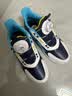 361°儿童跑鞋秋冬男女童3-14岁缓震旋钮扣革面运动鞋 蓝36 实拍图