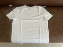 布先生春夏季短袖T恤男士纯棉小白T纯色内搭打底衫 白色 S(165) 实拍图