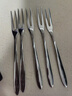 京东京造 叉子 水果叉牛排西餐餐具套装不锈钢【加长叉头】5只装 实拍图