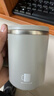 彩致（CAIZHI）304不锈钢水杯马克杯咖啡杯带盖家用双层防烫喝水杯子 灰色CZ6240 实拍图