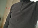 超级安踏焱壳丨抓绒运动卫衣男POLARTEC户外立领内搭外穿套头衫152546708U 基础黑-5 XL /男180 实拍图