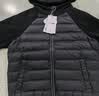 鸭鸭针织拼接羽绒服男2026秋冬季新款连帽外套轻薄款休闲时尚潮流上衣 实拍图