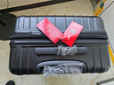 爱华仕行李箱24英寸拉杆箱男大容量旅行箱女密码箱托运多功能皮箱燕尾黑 实拍图