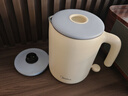 美的（Midea）电热水壶米色烧水壶便携式烧水杯差旅 0.6L智能断电304不锈钢迷你便携小容量SH06X6-103 实拍图