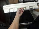 左汀行李箱铝框拉杆箱加厚结实抗压旅行箱登机箱大容量学生密码箱皮箱 烟白色 24英寸 ，适合3-5天中途旅行 实拍图