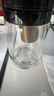 万象（WANXIANG）玻璃杯V219手柄办公杯双层泡茶杯360ML商务办公带滤网水杯 实拍图