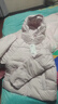 森马（Semir）轻松羽绒|90鸭绒羽绒服女冬季短款宽松花苞连帽甜美三防保暖外套 橡皮粉（白鸭绒）61216 M 实拍图