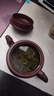 藏壶天下宜兴紫砂壶名家纯手工茶壶原矿紫泥扁竹段壶一壶两杯功夫茶具套装 紫泥款     245ml 实拍图