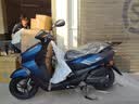 雅马哈摩托车旭鹰125踏板车ZY125T-2A全新外卖美团大空间YAMAHA 雅马哈旭鹰125/25款畅驭版/蓝色 实拍图