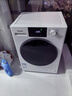 松下（Panasonic）小白盒 滚筒洗衣机 全自动家用 超薄全嵌 10KG 温水泡沫净 国家补贴 XQG100-81T3 实拍图
