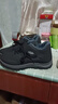 男冬季加绒保暖爸爸棉鞋中老年加厚防水棉鞋羊毛绒高帮厚底雪地靴 CX-健步鞋【黑色】 42 【运动标准码】 实拍图