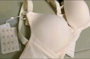婧麒（JOYNCLEON）哺乳文胸孕妇内衣怀孕期哺乳薄款喂奶文胸产后前开扣无钢圈托聚拢 肤色3128【薄款透气聚拢】 85B 实拍图