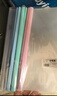 少年伴文件夹抽拉报告夹10只A4透明拉杆商务办公文具抽杆夹水滴夹资料收纳册简历产检报告夹纸试卷夹8mm 实拍图