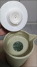 欧品缘保温壶家用保暖水壶暖壶热水瓶茶瓶杯大容量便携学生宿舍茶壶小型 珍珠白 实拍图