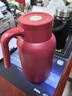 炊大皇保温壶316L不锈钢大容量家用热水壶暖瓶一体无缝内胆2L（复古红） 实拍图
