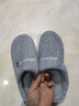 小熊小兔踩屎感棉拖鞋女士厚底防滑冬季外穿居家情侣保暖学生男 小熊小兔棉拖-灰色 42-43 适合41-42 实拍图