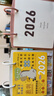 时代良品2026年台历创意卡通翻页日历新款桌面摆件台历式记事本26年创意倒计时月历高颜值励志礼物 蓝色（台历日期：2026年） 实拍图