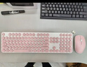 雷柏（Rapoo） X260S 键鼠套装 无线键鼠套装 办公键盘鼠标套装 电脑键盘 笔记本键盘 粉色 实拍图