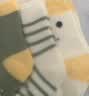 十月结晶 婴儿袜子秋冬防滑加厚毛圈袜婴童新生儿宝宝袜 碧滋绿【婴幼儿四季袜】 3双 0-6月 S袜长8-10cm 实拍图