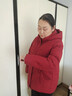 CANDYPRINCE 妈妈羽绒服 中老年羽绒服女红色短款 妈妈装50-60-70岁冬季外套 62款/酒红 3XL / 建议-(体重121-135斤) 实拍图
