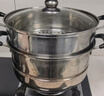 苏泊尔SUPOR 好帮手304不锈钢双层复底32cm蒸锅汤锅高拱盖蒸笼SZ32B5 实拍图