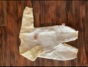 贝瑞加（Babyprints）新生儿连体衣秋冬婴儿衣服夹棉保暖护肚哈衣柔软内衣 黄熊59 实拍图