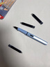 晨光（M&G）文具0.38mmEF暗尖墨蓝可换墨囊钢笔1支+4支可替换墨囊人教社版钢笔学生书法写字专用笔HAFP2190B1 实拍图
