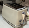 德龙（Delonghi）面包机 复古家用小型吐司机烤面包片 加热解冻三明治早餐多士炉 CTO2003.VBG 奶油白新年礼物 实拍图