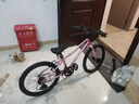 途锐达超轻儿童自行车6-8-12岁女孩男孩脚踏车小孩学生单车20寸蜂鸟粉 实拍图