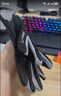 李宁（LI-NING）骑行手套冬季男女保暖加绒电动摩托自行车手套防冻防寒风登山滑雪 实拍图