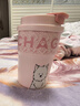 霸王茶姬（CHAGEE）保温杯316不锈钢吸管杯咖啡杯水杯子萌宠泡泡杯生日礼物西高地 实拍图
