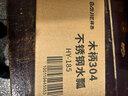 拜杰304木柄不锈钢水瓢水瓢家用水勺加厚大号厨房盛水舀子加长舀1.2L 实拍图