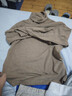 优衣库女装HEATTECH摇粒绒两翻领套头衫/长袖25秋冬新款479608 32 深米色 M /160/84A 实拍图
