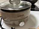苏泊尔（SUPOR）0涂层不锈钢电火锅 分体电煮锅 火锅专用锅 家用多功能电热锅 4L涮肉锅 H40YK780 实拍图