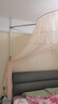 维美诗免安装蚊帐家用卧室2025新款上下床升降支架圆顶吊顶式儿童1.5米 杏色 200cm*200cm*300cm 实拍图