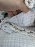 洁丽雅（Grace）纯棉6层纱布小毛巾宝宝童巾新生婴儿童洗脸洗澡柔软口水巾30*50cm 实拍图