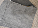 莫代尔2条秋裤男士保暖裤棉裤100%棉线裤打底裤薄款全棉冬季中老年衬裤 黑色+深灰【100%纯棉 10A抗菌】 XL (175) 推荐130-150斤 实拍图