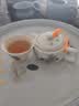 恒古（Heregur）青花陶瓷小号茶壶潮汕功夫茶具茶道配件茶器泡茶壶小容量家用单壶 雪景（85mL）小茶壶85ml 实拍图