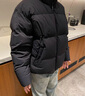 杰克·琼斯（JACK&JONES）男装秋冬季羽绒服男士短款保暖加厚宽松无帽蓄热鸭绒外套 E43纯黑色 第一批 M （175） 实拍图