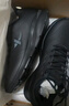 特步运动鞋男鞋跑鞋冬季皮面防水轻便减震健身休闲慢跑步鞋子男黑色 实拍图