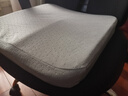 皮尔卡丹坐垫 人体工学记忆棉办公坐垫痔疮垫椅垫久坐神器学生屁股垫子灰 实拍图
