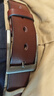 头层派（TOUCENGP）皮带男真皮针扣头层纯牛皮休闲腰带牛仔裤带百搭中青年礼物送男友 深咖啡宽3.8cm 下单备注长度 110cm 推荐体重135-150斤 实拍图