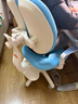 读书郎儿童学习椅中小学生写作业写字椅子家用可升降椅调节背座椅 升降脚踏+动态追背+双背旋转蓝 实拍图