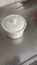 斯凯绨（Sky Top）炖盅陶瓷带盖碗骨瓷纯白隔水蒸蛋盅燕窝盅煲汤盅700ml 实拍图