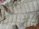 鸭鸭（YAYA）轻薄羽绒服女冬短款2025年秋冬新款高端时尚女款轻便韩版保暖外套 米白色【连帽款】 M 实拍图