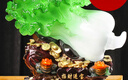 锦礼嘉玉白菜摆件招财开业礼品客厅电视酒柜玄关家居装饰礼品工艺品摆设 大号招财进宝 31cm*20cm*30cm 实拍图