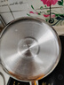 神田日本雪平锅不锈钢小奶锅热奶锅煮面泡面锅宝宝婴儿辅食锅进口汤锅 雪平锅（含玻璃盖） 20cm 实拍图